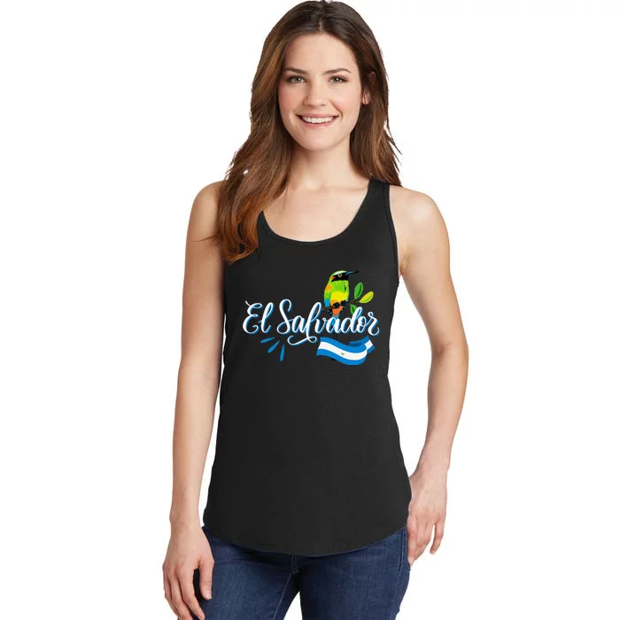 Vos Solo Sos Paja Salvadoran Slang El Salvador Flag Torogoz Ladies Essential Tank