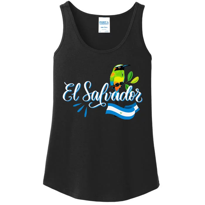 Vos Solo Sos Paja Salvadoran Slang El Salvador Flag Torogoz Ladies Essential Tank