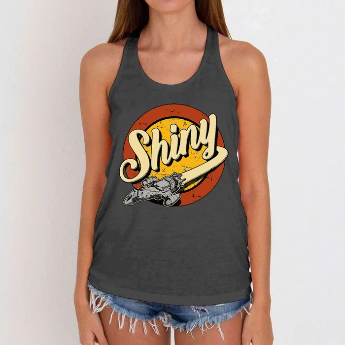 Vintage Shiny Since 2002 Firefly Serenity Women's Knotted Racerback Tank