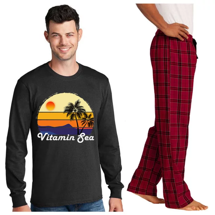 Vitamin Sea Sunset Long Sleeve Pajama Set