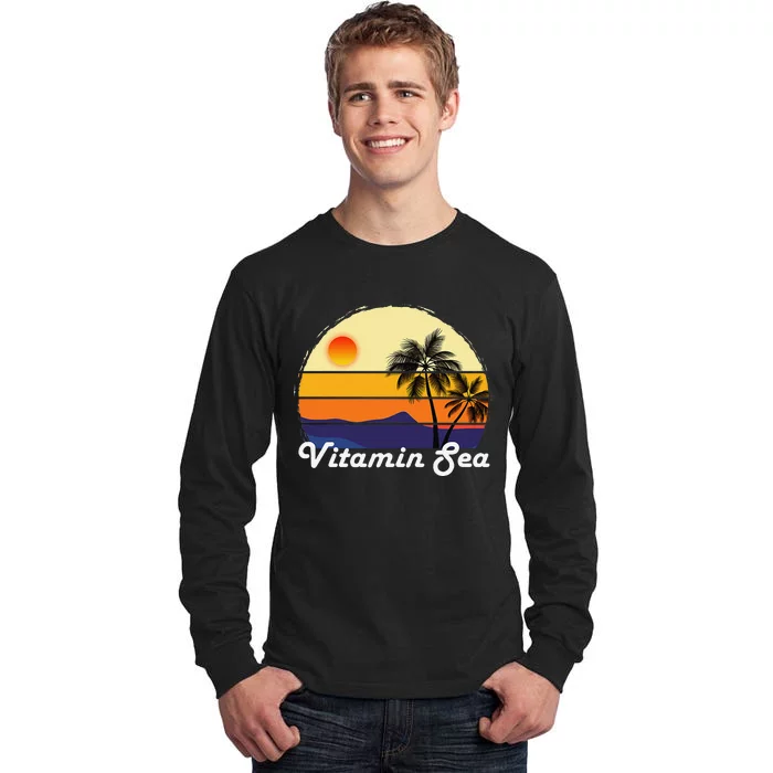 Vitamin Sea Sunset Tall Long Sleeve T-Shirt