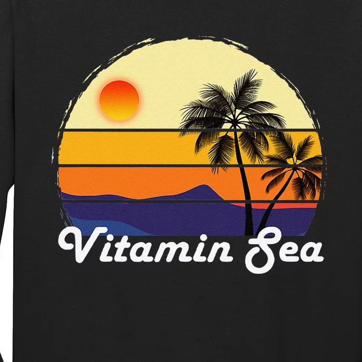 Vitamin Sea Sunset Tall Long Sleeve T-Shirt