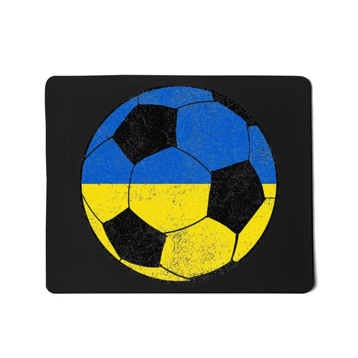 Vintage Soccer Soccer Jersey Ukraine Mousepad