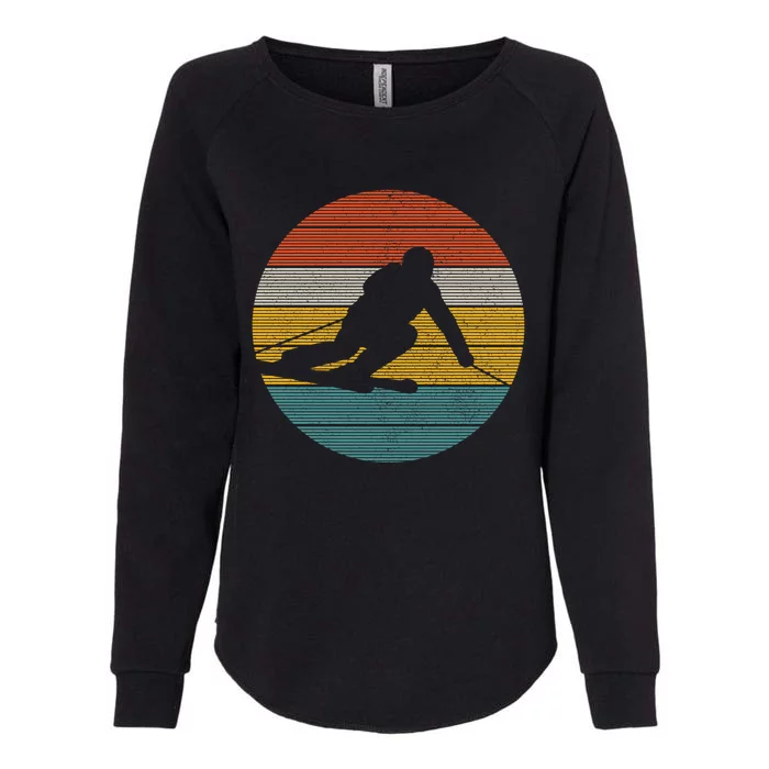 Vintage Ski Skiing Winter Sports Racing Skier Gift Cute Gift Womens California Wash Sweatshirt