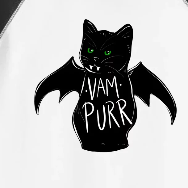 Vampurr Stay Spooky Cute Cat Funny Cat Black Gift Toddler Fine Jersey T-Shirt