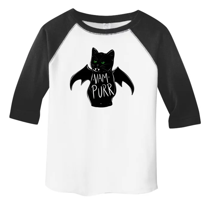 Vampurr Stay Spooky Cute Cat Funny Cat Black Gift Toddler Fine Jersey T-Shirt