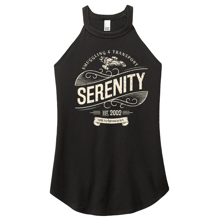 Vintage Serenity Smuggling And Transport Firefly Women’s Perfect Tri Rocker Tank