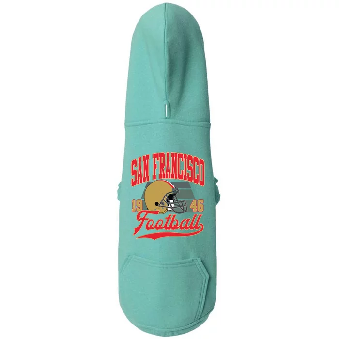 Vintage Style San Francisco Football Doggie 3-End Fleece Hoodie