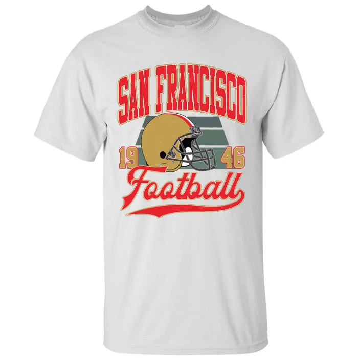 Vintage Style San Francisco Football Tall T-Shirt