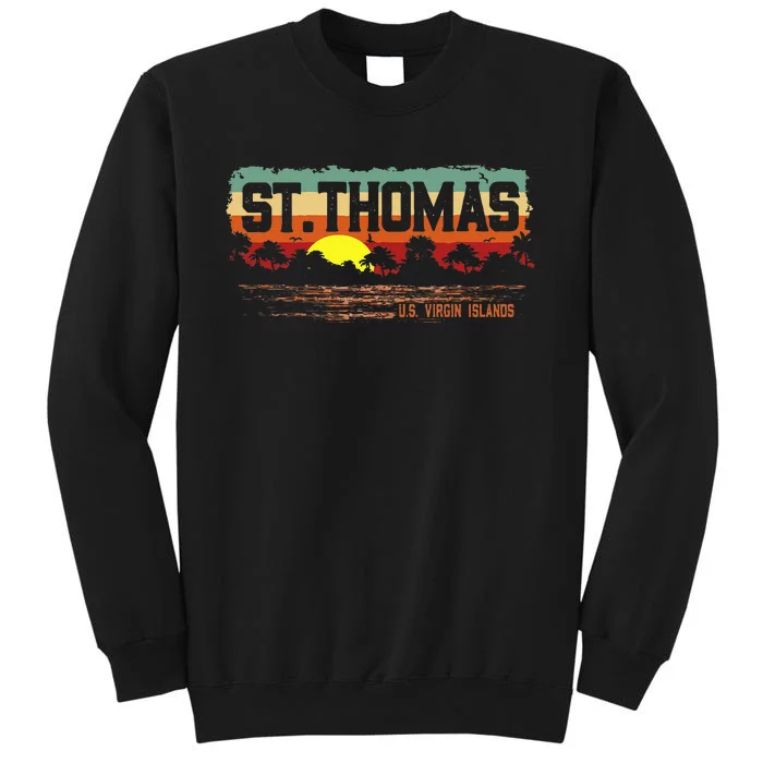 Vintage Sunset St. Thomas Usvi Sweatshirt