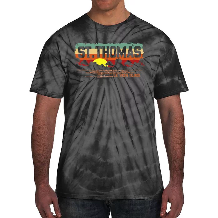 Vintage Sunset St. Thomas Usvi Tie-Dye T-Shirt