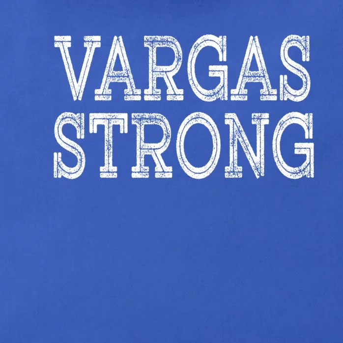 Vargas Strong Squad Family Reunion Last Name Team Custom Gift Zip Tote Bag