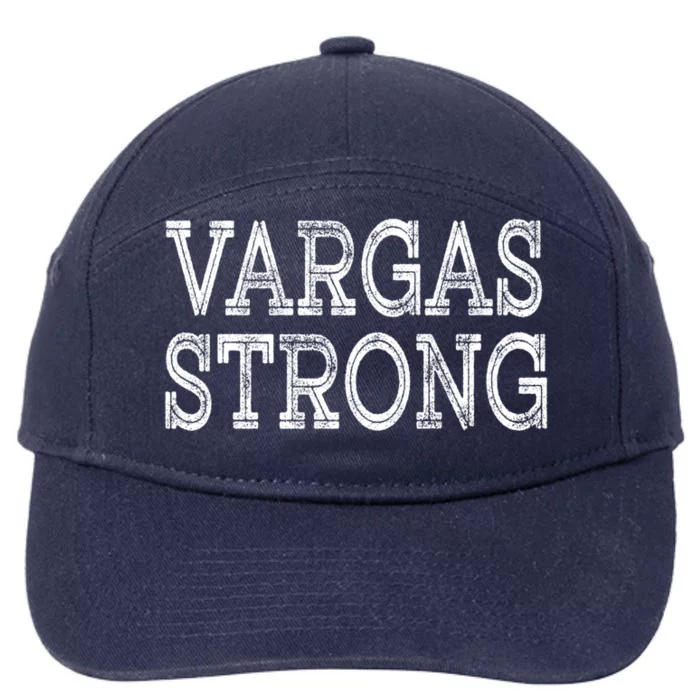 Vargas Strong Squad Family Reunion Last Name Team Custom Gift 7-Panel Snapback Hat