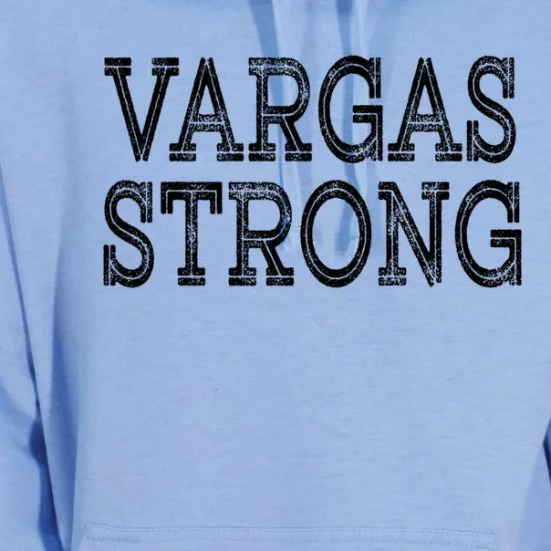 Vargas Strong Squad Family Reunion Last Name Team Custom Gift Unisex Surf Hoodie