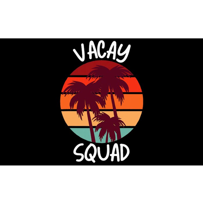 Vacay Squad Summer Vacation Family Friends Bumper Sticker