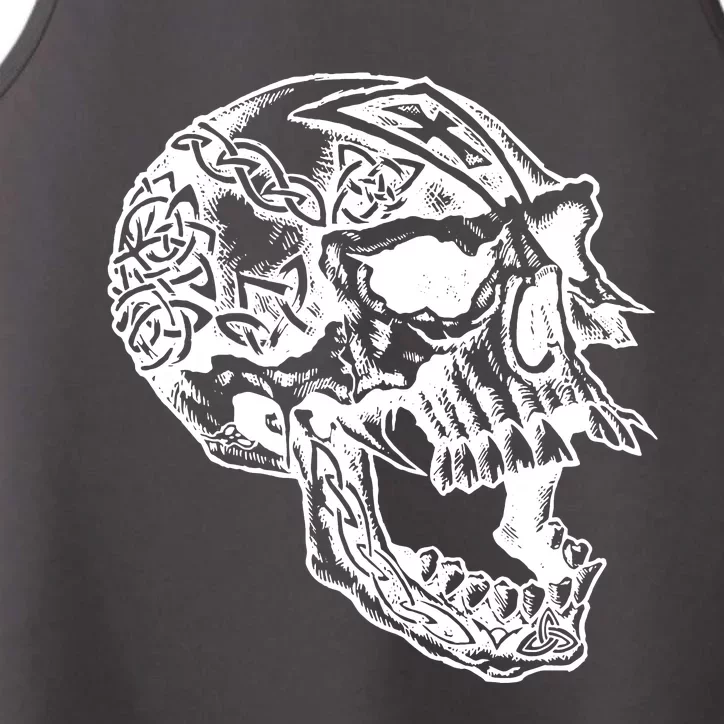 Viking Skull Symbols Performance Tank