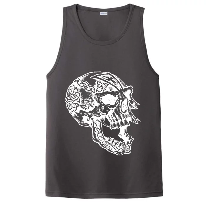 Viking Skull Symbols Performance Tank