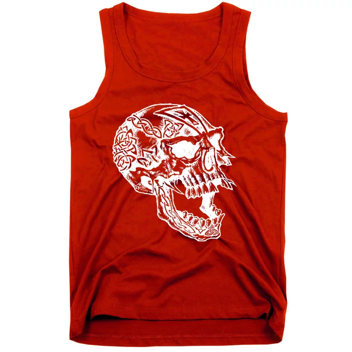 Viking Skull Symbols Tank Top