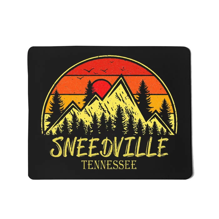 Vintage Sneedville Tennessee TN Mountains Hiking Souvenir Mousepad