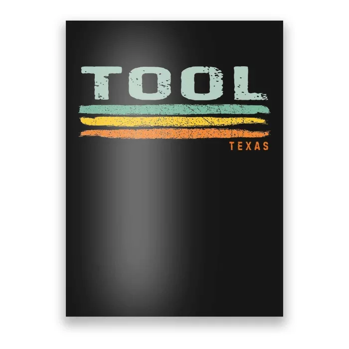 Vintage Stripes Tool Tx Poster