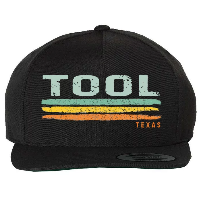 Vintage Stripes Tool Tx Wool Snapback Cap