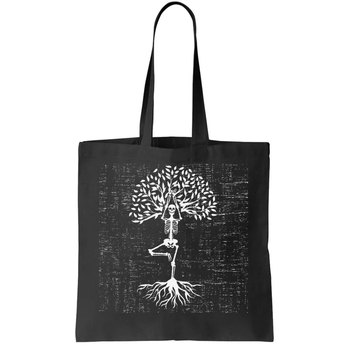 Vintage Skeleton Tree Of LIfe Graphic Tote Bag