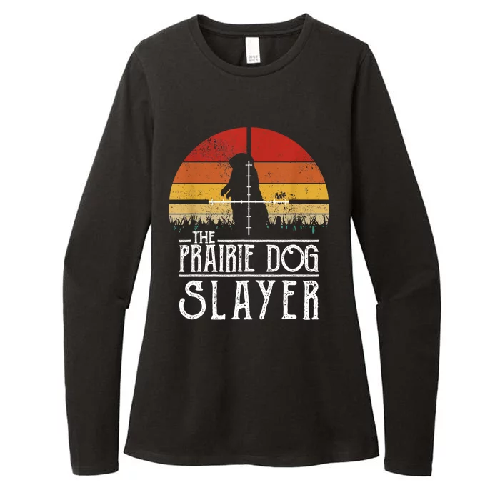 Vintage Sunset The Prairie Dog Slayer Womens CVC Long Sleeve Shirt