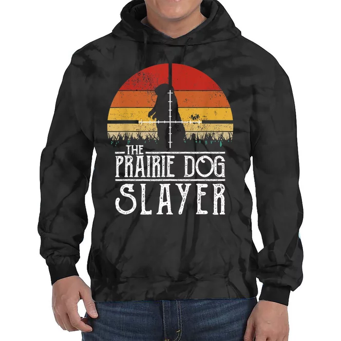 Vintage Sunset The Prairie Dog Slayer Tie Dye Hoodie