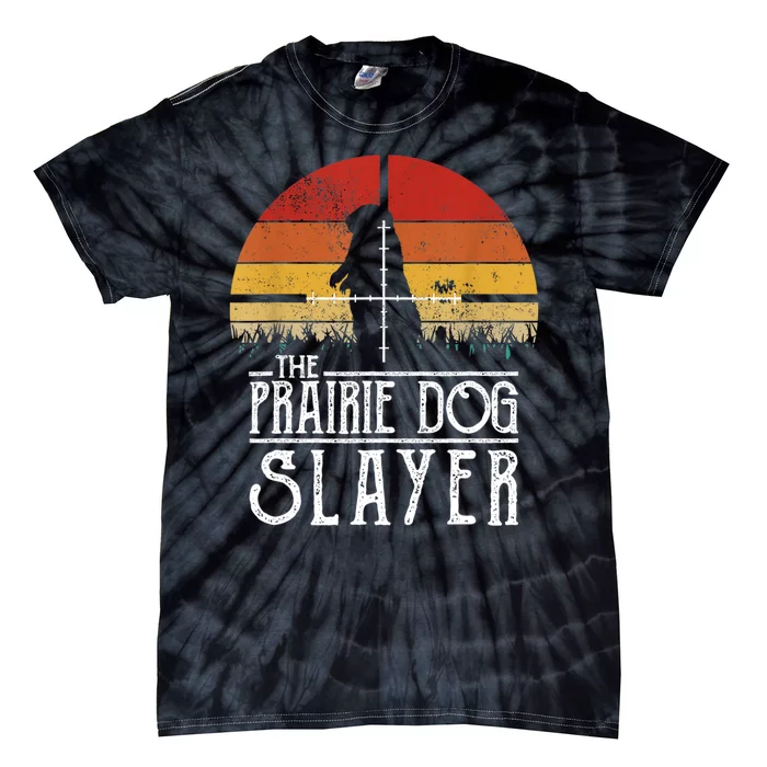 Vintage Sunset The Prairie Dog Slayer Tie-Dye T-Shirt