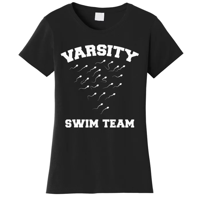 Varsity Swim Team Swimming Sperm Women's T-Shirt