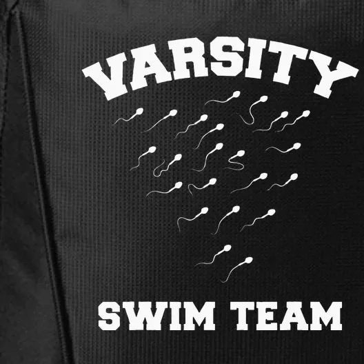 Varsity Swim Team Swimming Sperm City Backpack