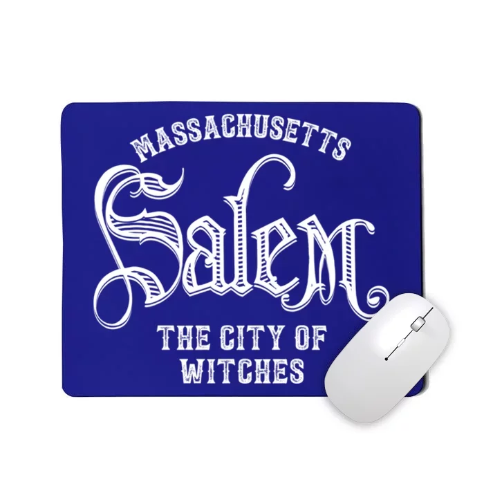 Vintage Salem The City Of Witches Massachusetts Vintage Gift Mousepad