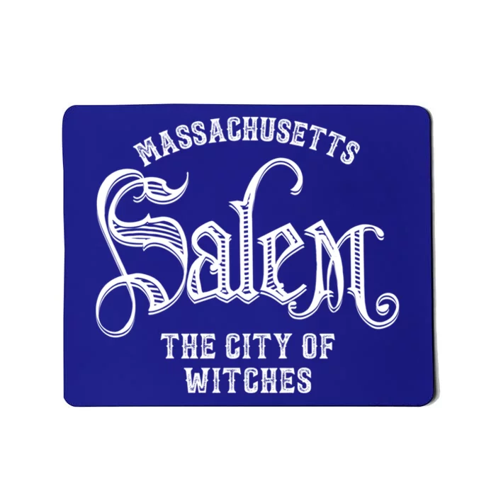 Vintage Salem The City Of Witches Massachusetts Vintage Gift Mousepad