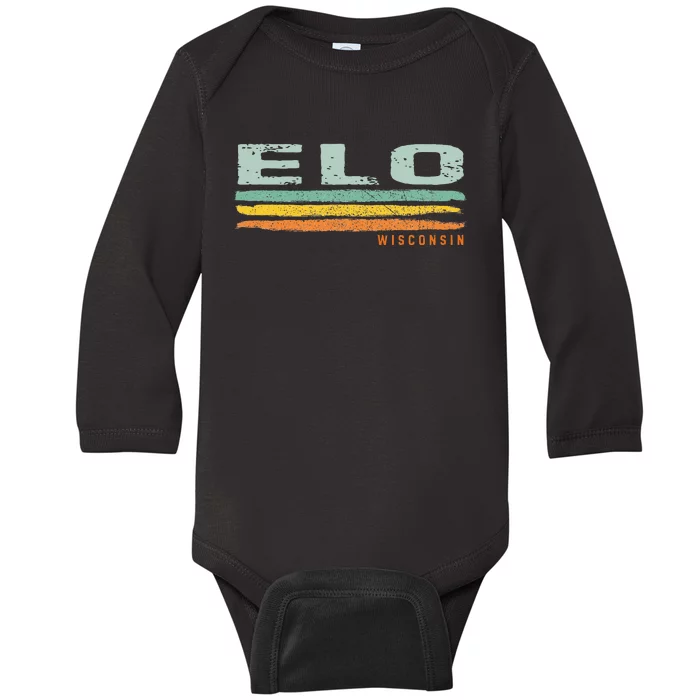 Vintage Steam Train Locomotive Railway Railroad Baby Long Sleeve Bodysuit