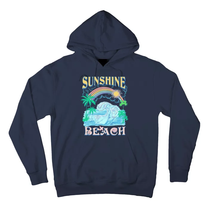 Vintage Summer Time Sunshine Beach Hoodie