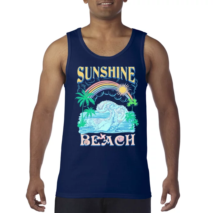 Vintage Summer Time Sunshine Beach Tank Top