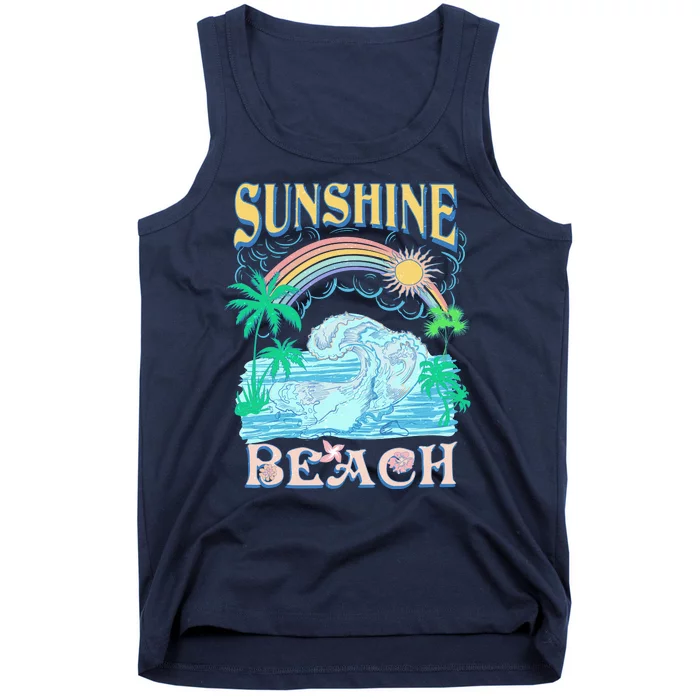 Vintage Summer Time Sunshine Beach Tank Top