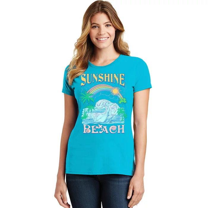 Vintage Summer Time Sunshine Beach Women's T-Shirt