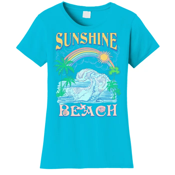 Vintage Summer Time Sunshine Beach Women's T-Shirt