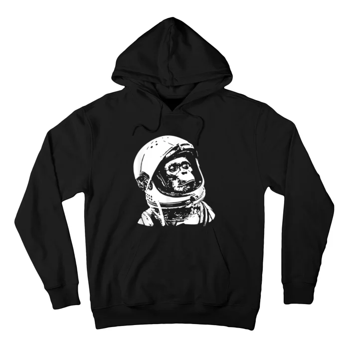 Vintage Space Travel Astronaut Monkey Hoodie