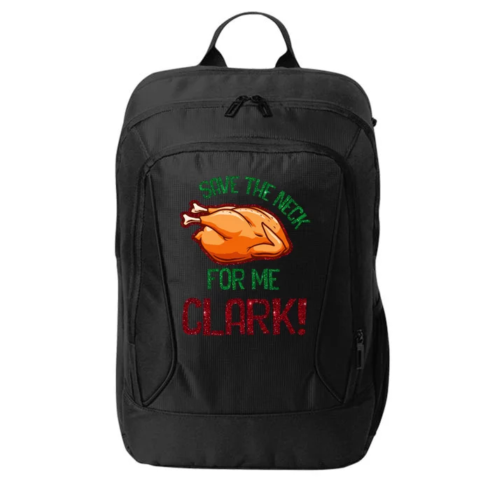 Vintage Save The Neck For Me Clark Christmas Thanksgiving City Backpack