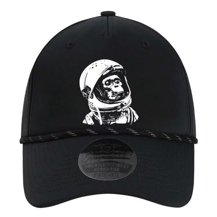 Vintage Space Travel Astronaut Monkey Performance The Dyno Cap