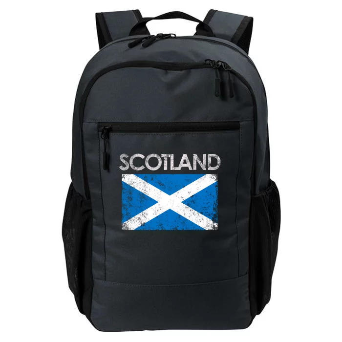 Vintage Scotland Uk Scottish Flag Pride Gift Daily Commute Backpack