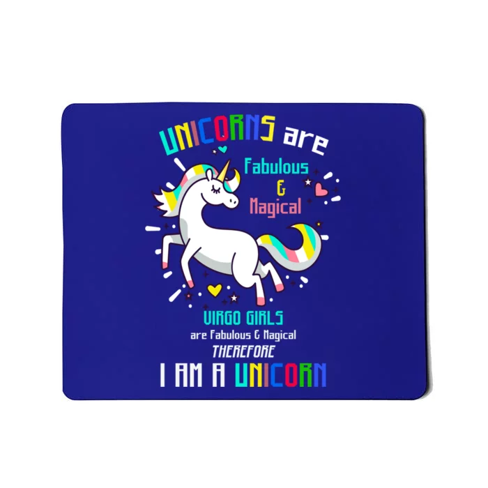 Virgo Sign Unicorns Virgo Are Fabulous Birthday Gift Mousepad