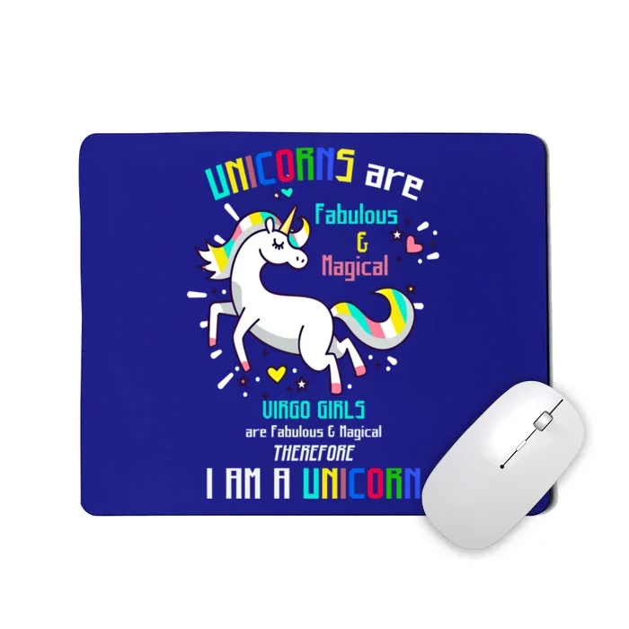 Virgo Sign Unicorns Virgo Are Fabulous Birthday Meaningful Gift Mousepad