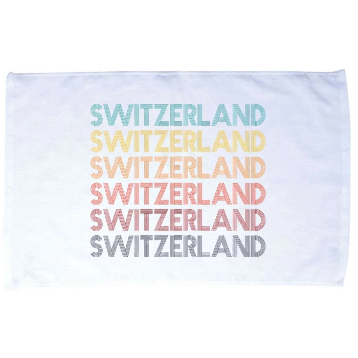 Vintage Switzerland Microfiber Hand Towel