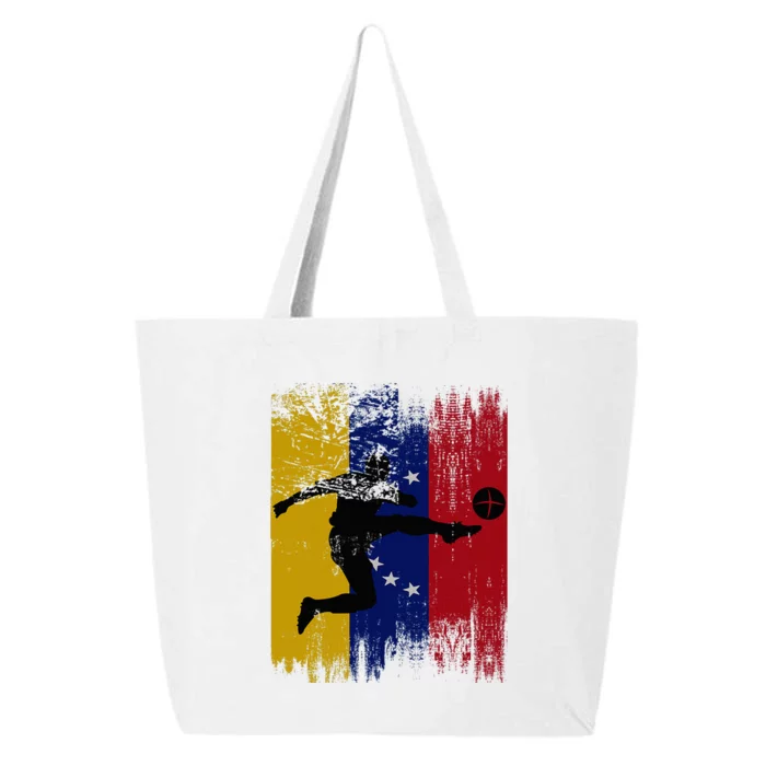 Venezuela Soccer Venezuelan Football Venezolano Futbol 25L Jumbo Tote