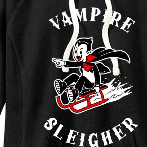 Vampire Sleigher Women's Fleece Hoodie