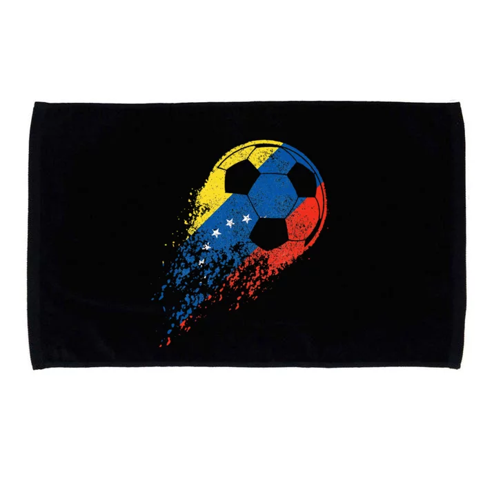 Venezuela Soccer Venezuelan Flag Pride Soccer Player Microfiber Hand Towel