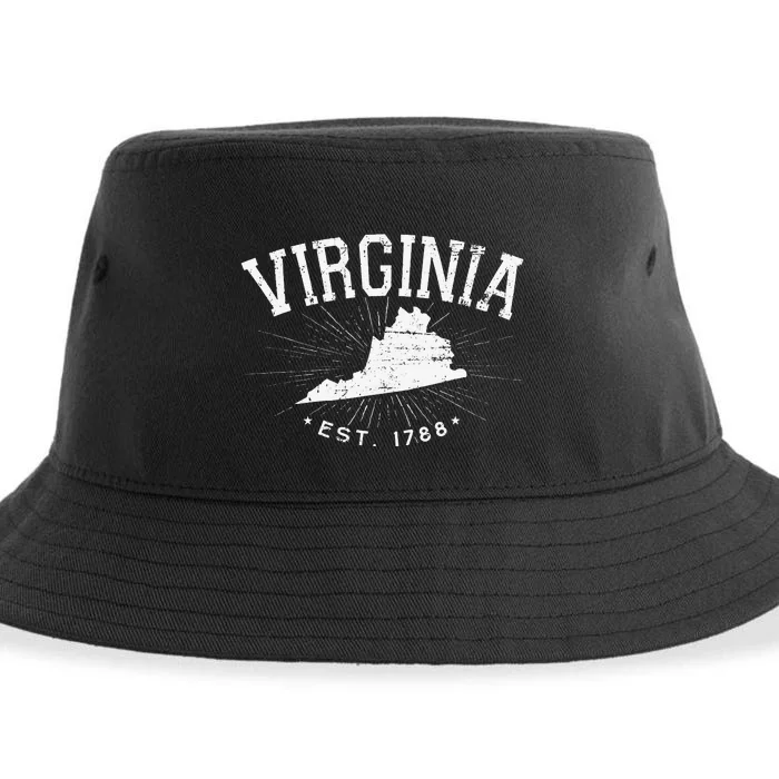 Virginia State Virginia Lover Sustainable Bucket Hat